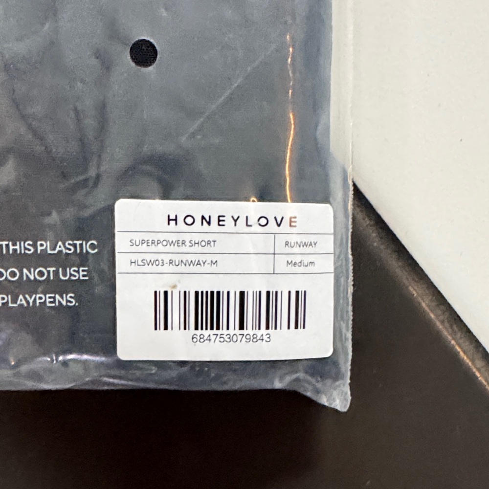 Honeylove Super Power Short in Runway Black M / 8 - Picture 3 of 3